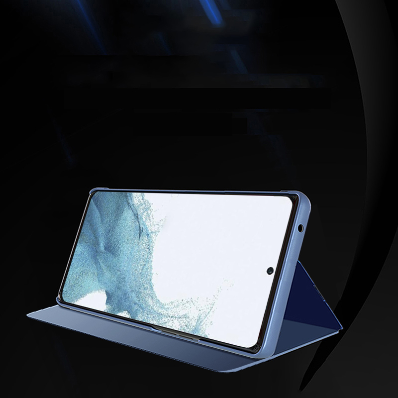 Luxury Mirror Flip Holder Cove - Phone Cases With Stand recension och pris