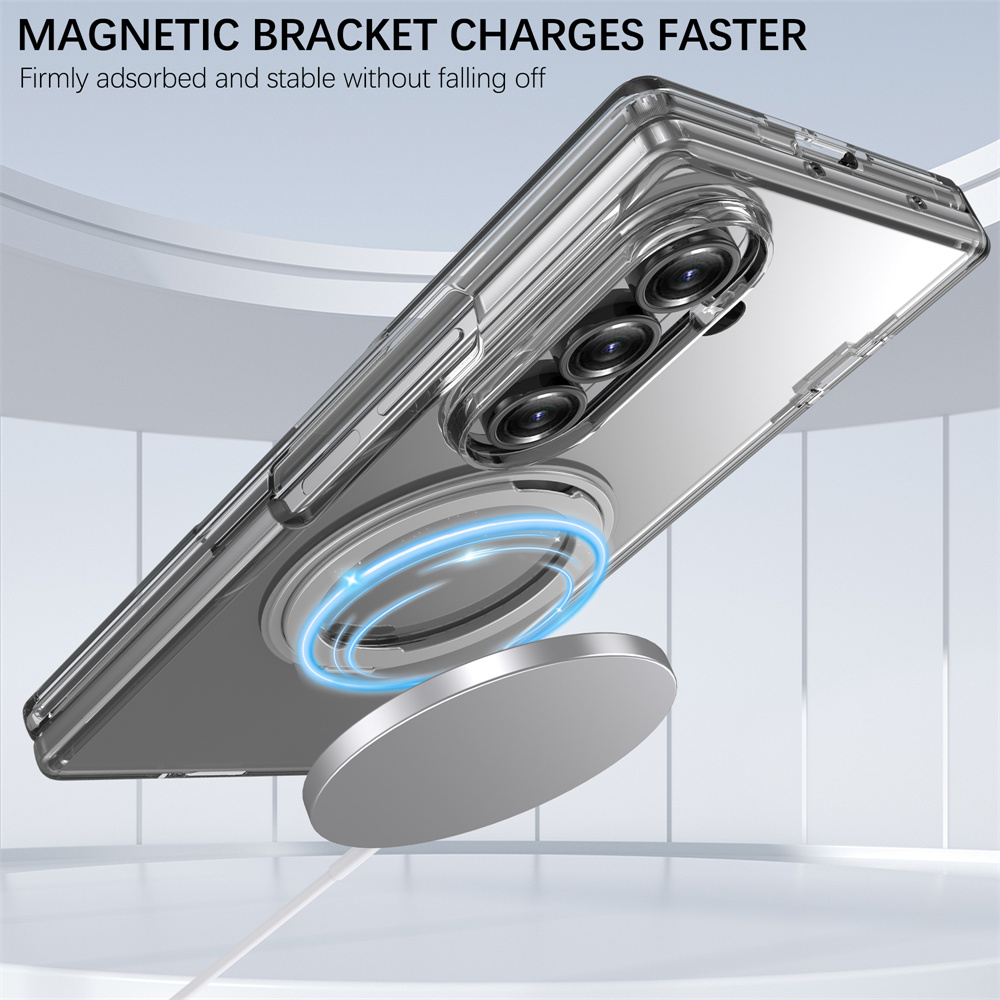 360° Rotating Magnetic Macsafe - Ring Stand Case recension och pris