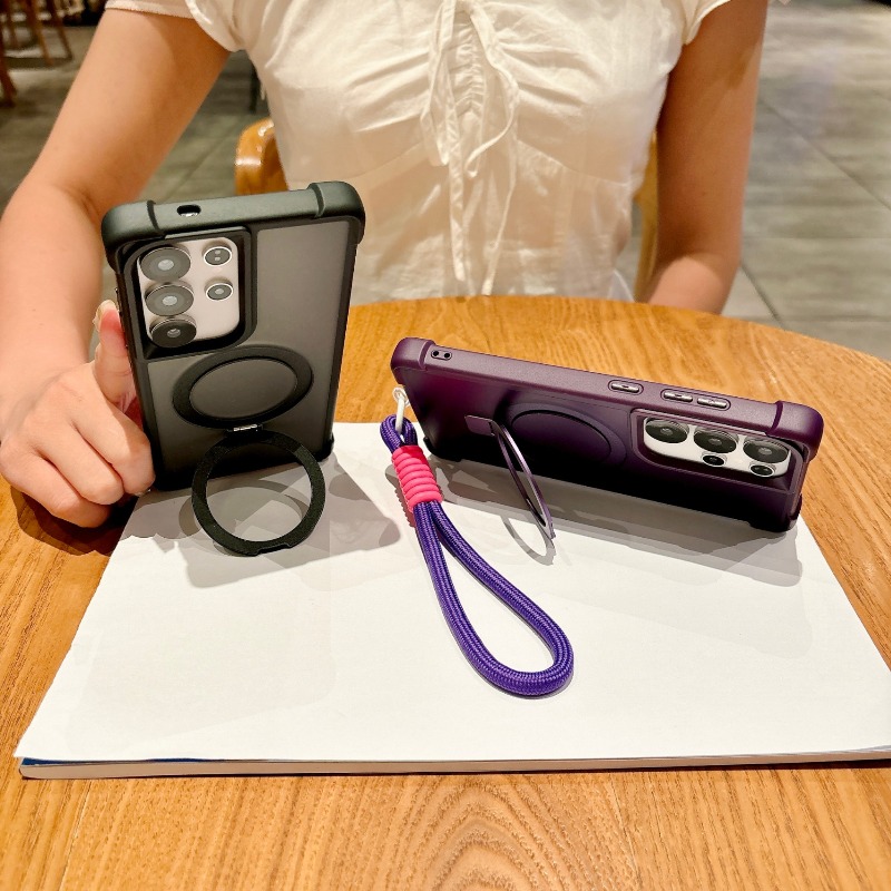 Luxury Matching Wrist Strap Fo - Ring Stand Case recension och pris