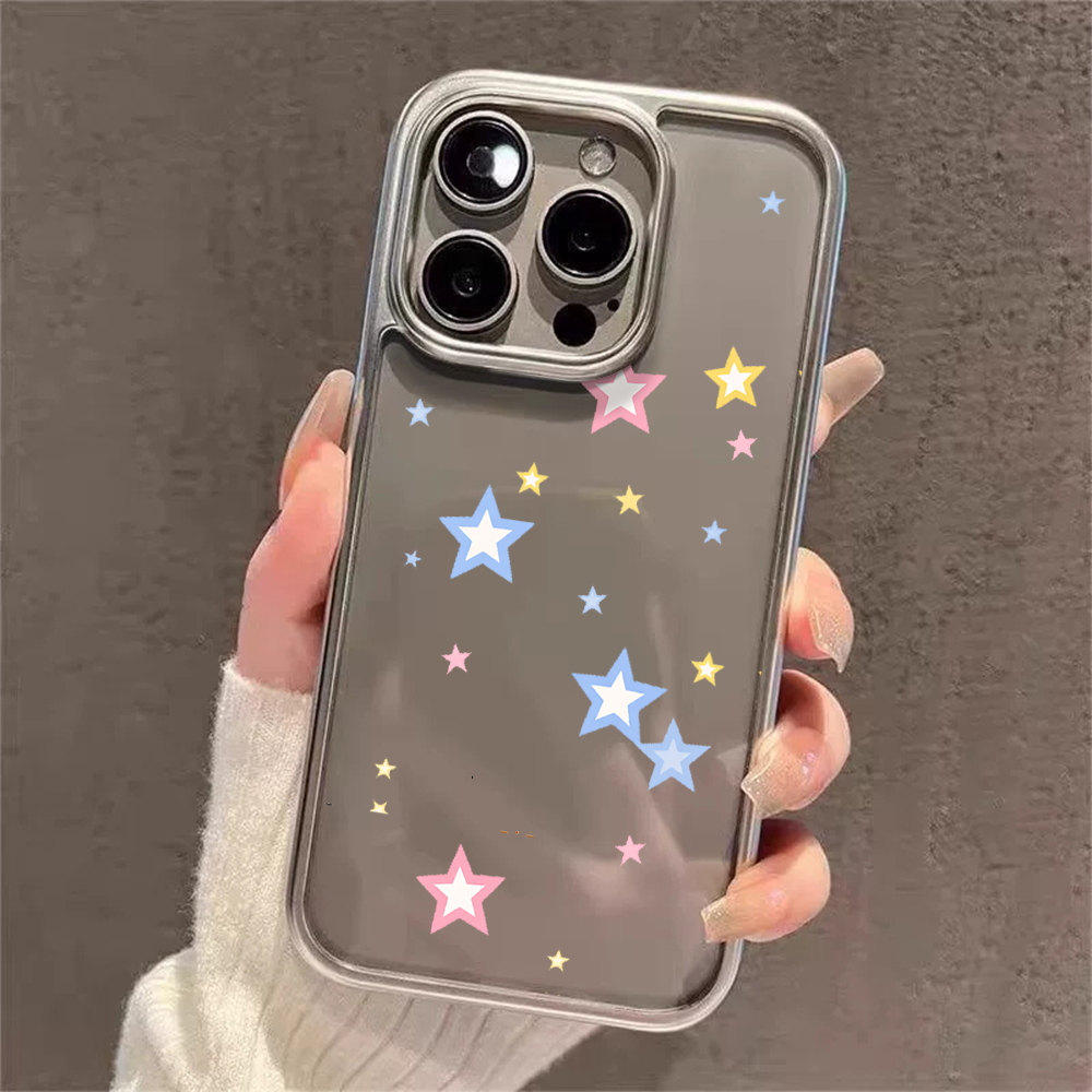 Y2K Stars Fashion Clear Cases  - Phone Cases For Iphone 17 recension och pris