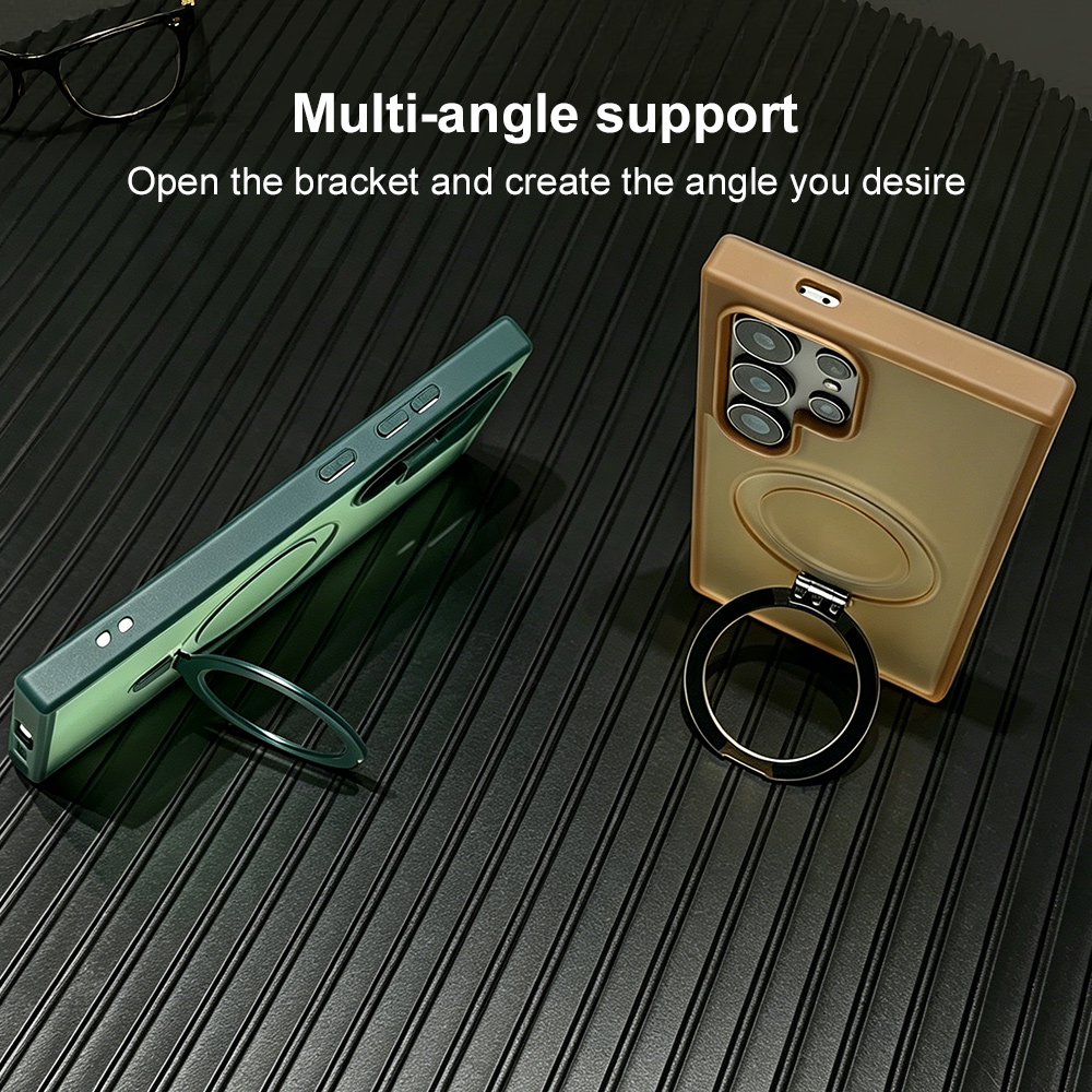 Skin-Feel Magnetic Stand Phone - Ring Stand Case recension och pris