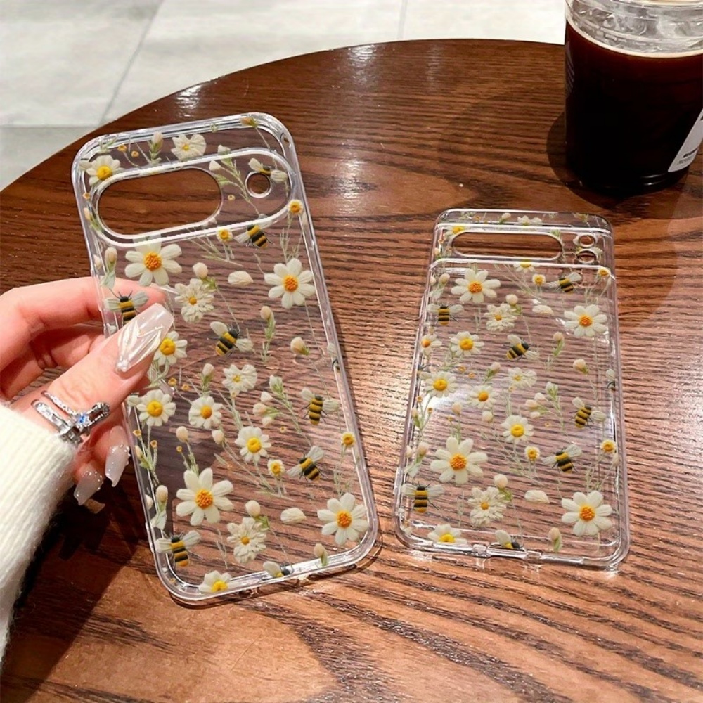 Cute Honeybee Flower Pattern S - Phone Cases Google Pixel 10 recension och pris