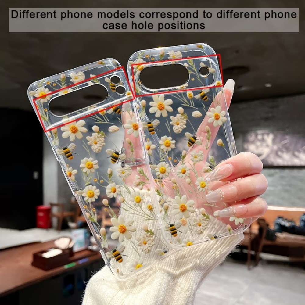 Cute Honeybee Flower Pattern S - Phone Cases Google Pixel 10 recension och pris