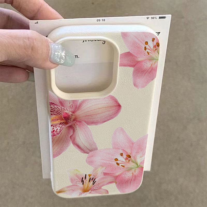 Pink Lily Lychee Texture Phone - Phone Cases For Samsung recension och pris