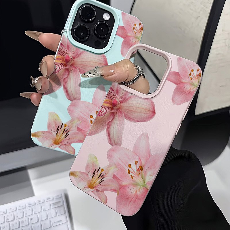 Pink Lily Lychee Texture Phone - Phone Cases For Samsung recension och pris