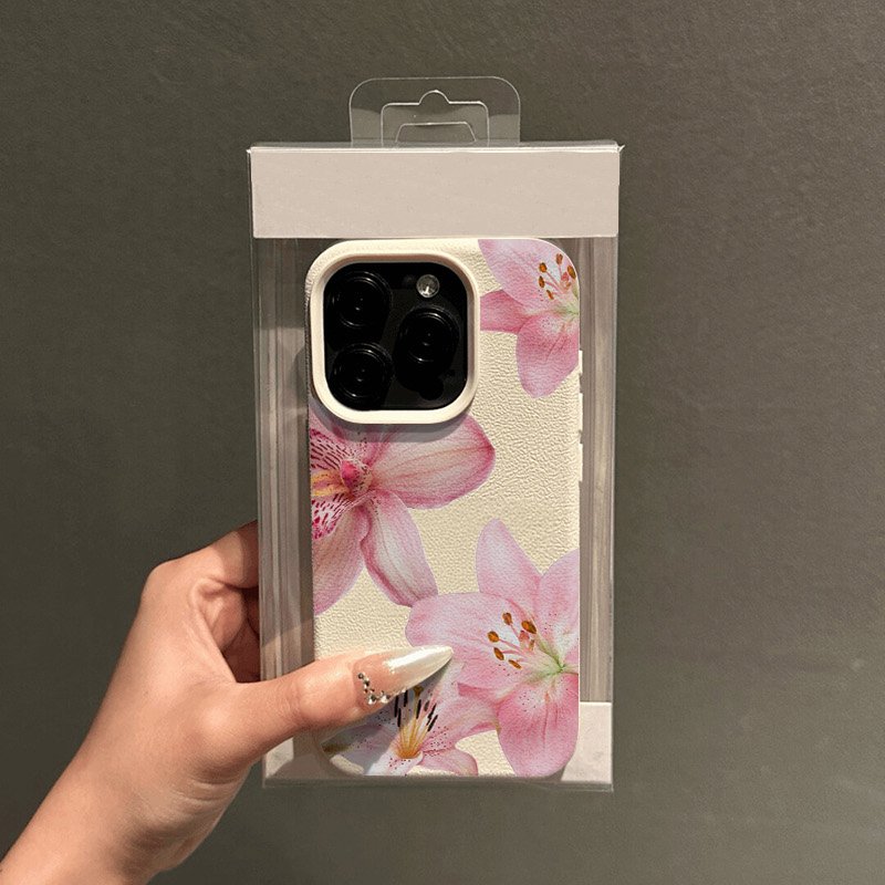 Pink Lily Lychee Texture Phone - Phone Cases For Samsung recension och pris