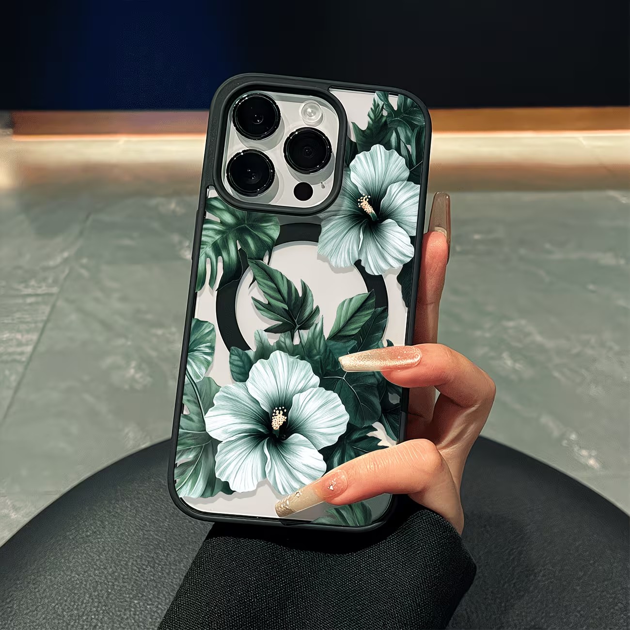 Green Floral Print Phone Case  - Phone Cases Xr recension och pris