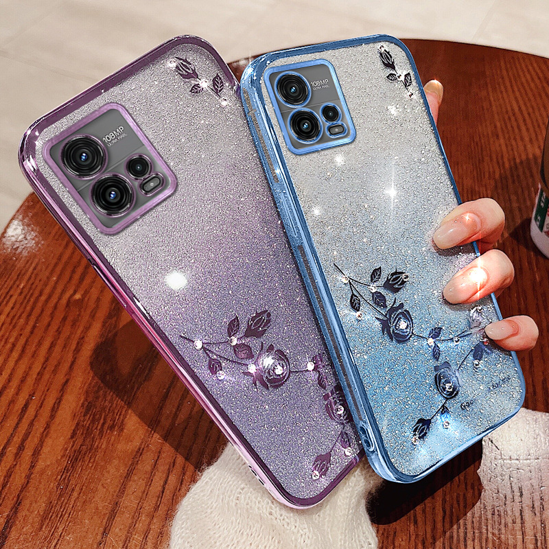 Plating Floral Case for Motoro - Phone Cases Motorola Edge 2025 recension och pris