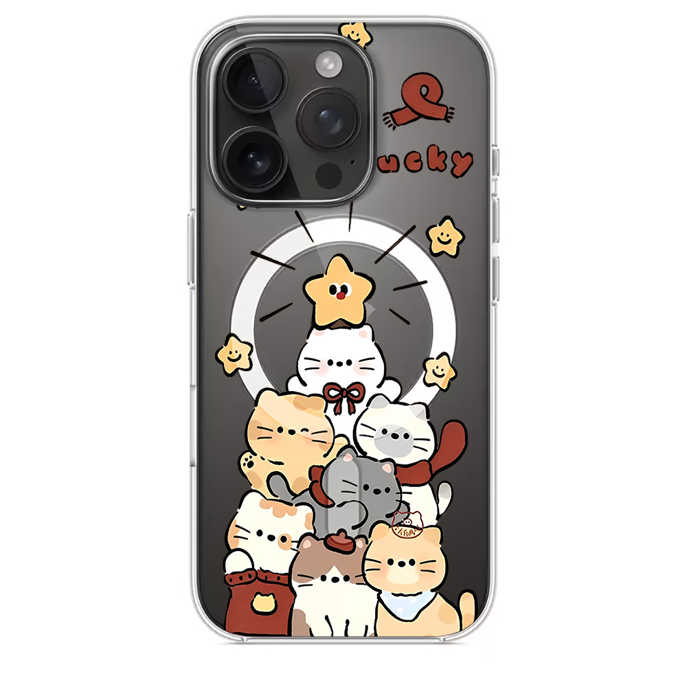Cute Cartoon Kitten Print Comp - Phone Cases For Iphone 17 recension och pris